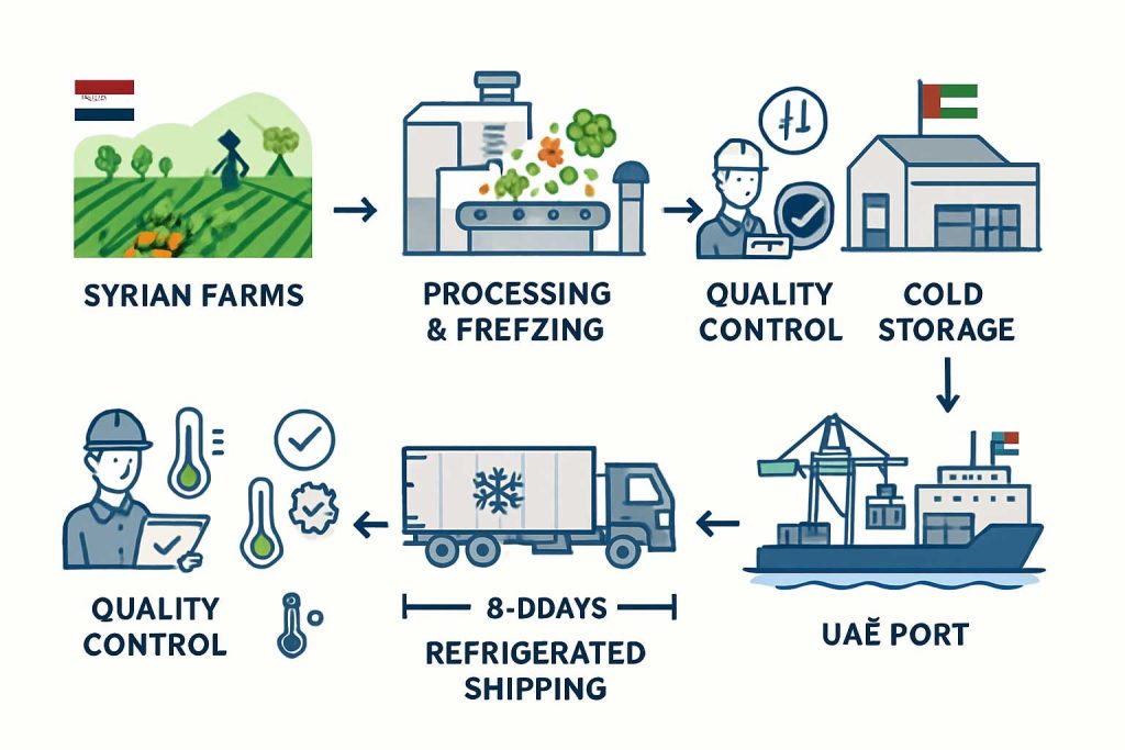 سلاسل توريد المجمدات